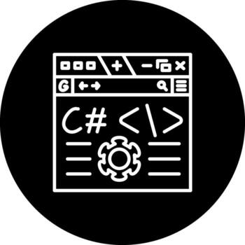 C Sharp Unique Web Interface Form vector