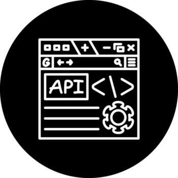 api sencillo plano gráfico diseño vector