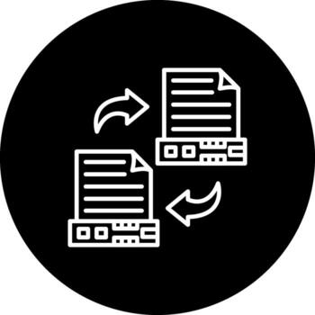 Data Migration Modern User Interface Feature vector
