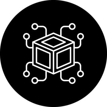 Blockchain Simple Digital Design Symbol vector