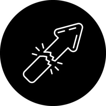 Disruption Arrow Functional Web Graphic Object vector