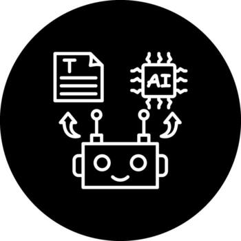 texto robot geométrico web gráfico símbolo vector