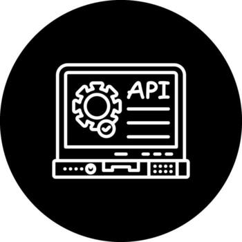 Api Laptop Dynamic Creative Design Layout vector