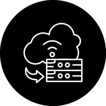 nube Servicio funcional usuario interfaz símbolo vector