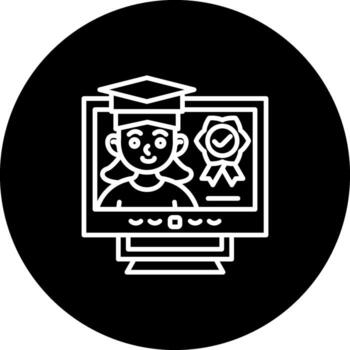 Online Learning Modern Web Interface Asset vector