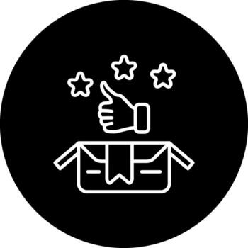 Product Rating Custom Flat Design Element vector