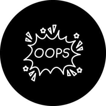 Oops Elegant Flat Feature vector