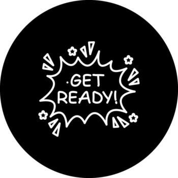 Get Ready Modern Web Interface Asset vector