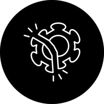 Disruption Dynamic Mobile App Symbol vector