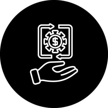 Automation Sophisticated Branding Graphic Form vector