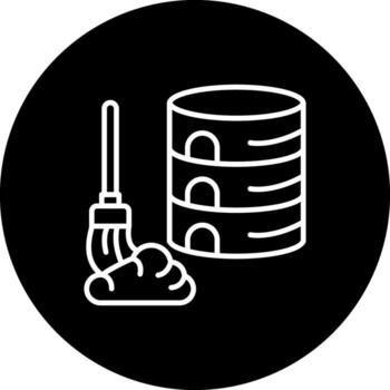 Data Cleansing Refined Flat Shape vector