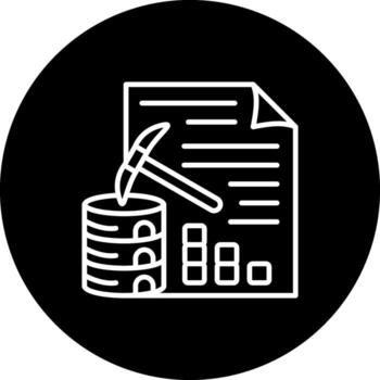 Data Mining High Quality Graphic Symbol vector