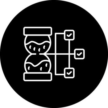 Hourglass Optimized Mobile App Design vector