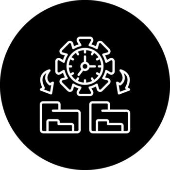 Time Management Elegant Flat Feature vector