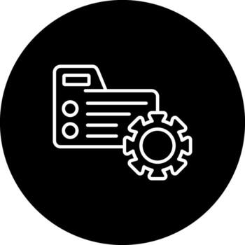 Setting Sleek Creative Element vector