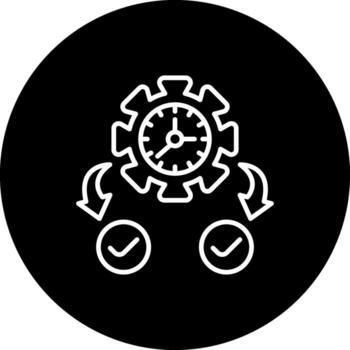 Time Management Dynamic Creative Design Feature vector