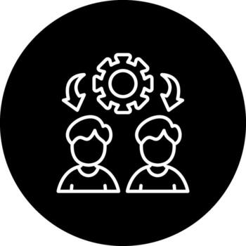 equipo administración funcional digital Arte elemento vector