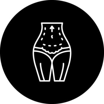 abdominoplastia funcional web gráfico objeto vector