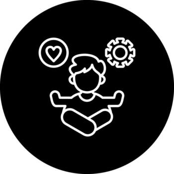 Stress Management Professional UI Design Asset vector