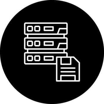 salvar datos elegante plano característica vector