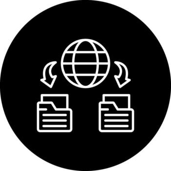 carpeta red personalizado plano diseño elemento vector