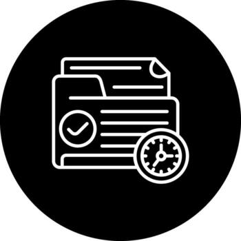 carpeta administración funcional digital Arte elemento vector