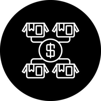 Cost Modern Web Interface Asset vector