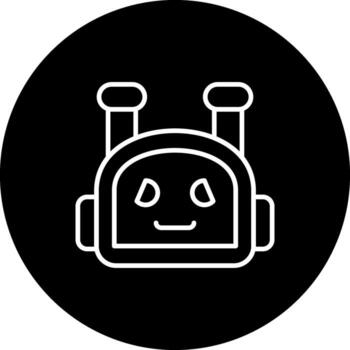 Bot Elegant Flat Feature vector