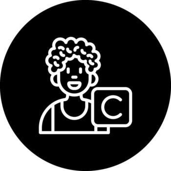 User Copyright Innovative Visual Graphic Concept vector