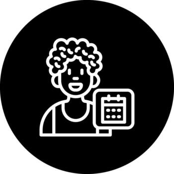 User Calendar Simple Digital Art Concept vector