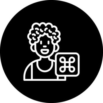 usuario mando avanzado marca diseño diseño vector