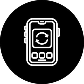 móvil reciclar avanzado marca diseño diseño vector