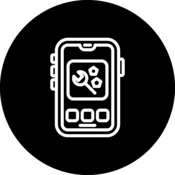 Mobile Maintenance Functional Web Graphic Object vector