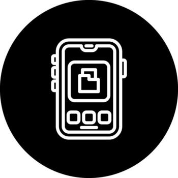 Mobile Folder Sophisticated UI Design Object vector