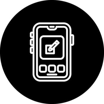 Mobile Edit Optimized Mobile App Design vector