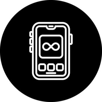 Mobile Infinity Premium User Interface Feature vector