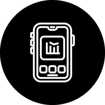 móvil cartas único web interfaz formar vector