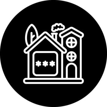 hogar alfiler código único marca gráfico objeto vector