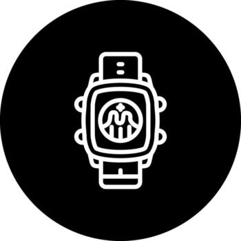 inteligente reloj grafico distinto visual gráfico característica vector