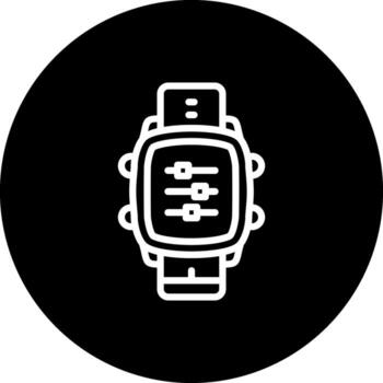 inteligente reloj control S moderno creativo gráfico objeto vector