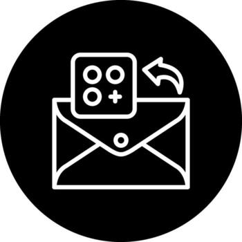 correo electrónico aplicación elegante producto diseño forma vector