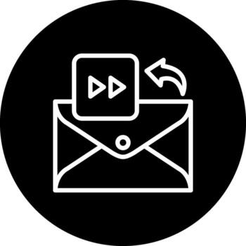 correo electrónico avance rápido elegante creativo diseño vector