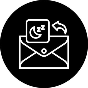 Email Sleep Modern User Interface Feature vector