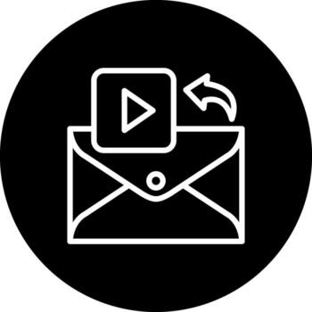 Email Play button Clear User Interface Object vector