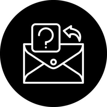 Email Question Compact User Interface Shape vector