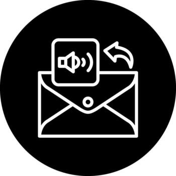Email Sound Refined User Interface Layout vector