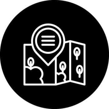 Location Menu Consistent User Interface Mark vector