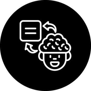 Brain Equal Consistent User Interface Mark vector