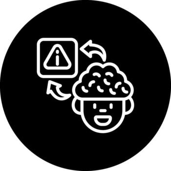 Brain Error Compact User Interface Shape vector