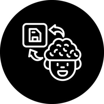 cerebro salvar avanzado marca diseño diseño vector